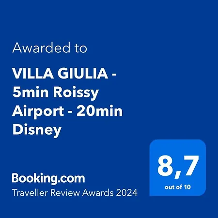 Giulia 4-star 5min Cdg Airport - 20min Willa Gressy